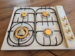 Vintage 4 messing pits inbouw Gaskookplaat ILVE, Zo goed als nieuw, Inbouw, Gas, 4 kookzones