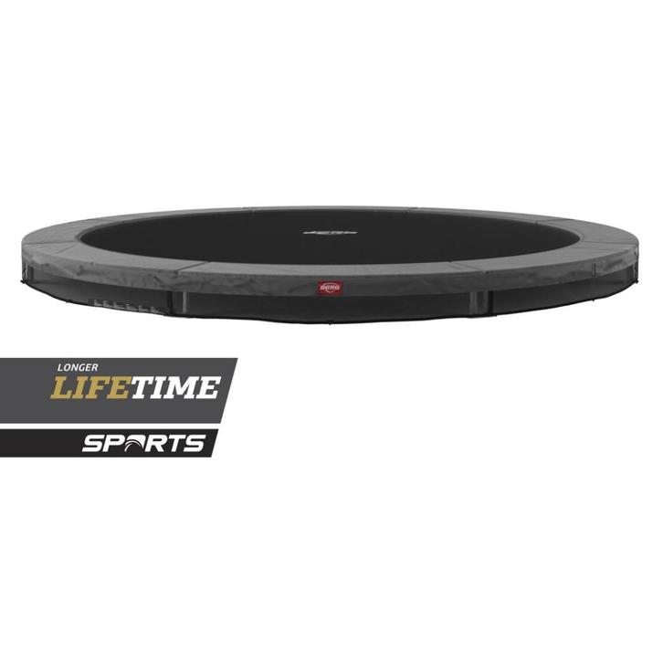 berg trampoline inground favorit 380 black  aanbiediing, Kinderen en Baby's, Speelgoed | Buiten | Trampolines, Nieuw, Ophalen