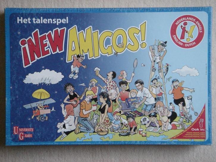 LEUK: Het talenspel New Amigos (Nederlands-Engels), Hobby en Vrije tijd, Gezelschapsspellen | Bordspellen, Gebruikt, Een of twee spelers