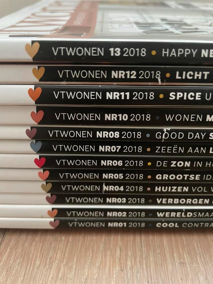 VT Wonen | magazines 2018, Boeken, Tijdschriften en Kranten, Zo goed als nieuw, Ophalen of Verzenden