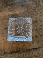 Asbak kristal vierkant, Antiek en Kunst, Antiek | Glas en Kristal, Ophalen of Verzenden