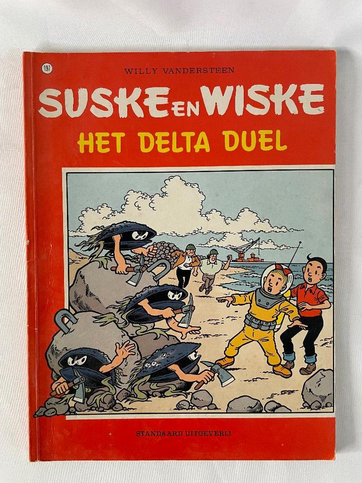 Suske en Wiske – Het delta duel. 1e druk 1984, Boeken, Stripboeken, Gelezen, Eén stripboek, Ophalen of Verzenden