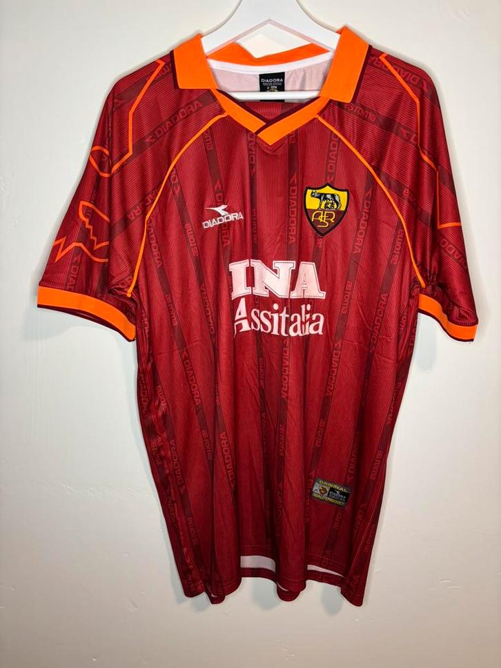 As roma  shirt XL, Sport en Fitness, Voetbal, Zo goed als nieuw, Shirt, Ophalen of Verzenden