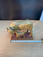 Prachtig beeldje koe met kalf, Antiek en Kunst, Ophalen of Verzenden