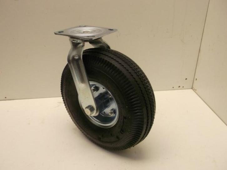 nieuwe zwenkwielen met luchtband, Doe-het-zelf en Verbouw, Zwenkwielen, Nieuw, Ophalen of Verzenden