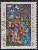 Oostenrijk 1996 Kerstmis Maria glas in lood, Verzenden, Gestempeld