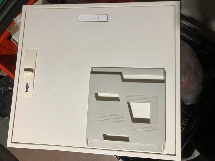 Groepenkast - Hager / Rittal - 63A, Huis en Inrichting, Kasten | Roldeurkasten en Archiefkasten, Gebruikt, Minder dan 100 cm, Minder dan 50 cm