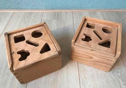 Vintage Jukka Finland Blokkendozen - Educatief Speelgoed set, Antiek en Kunst, Antiek | Speelgoed, Ophalen of Verzenden