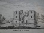 gravure kasteel Spangen, Overschie Rotterdam Rademaker 1790, Verzenden