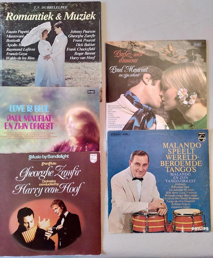 Romantische LP Collectie, Cd's en Dvd's, Vinyl | Wereldmuziek, Gebruikt, Europees, 12 inch, Ophalen of Verzenden