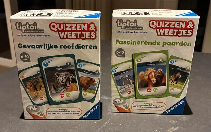 Tiptoi Quizzen & Weetjes - Cadeau idee!, Kinderen en Baby's, Speelgoed | Educatief en Creatief, Zo goed als nieuw, Taal en Lezen