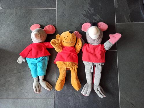 Beer en Rat Handpoppen (Kikker en zijn vriendjes) + nog Rat, Kinderen en Baby's, Speelgoed | Knuffels en Pluche, Zo goed als nieuw