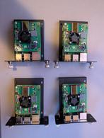 Raspberry Pi 4 Cluster - 4x 8GB RAM, PoE, Behuizing, Computers en Software, 32 GB, Minder dan 2 Ghz, Ophalen of Verzenden, Zo goed als nieuw