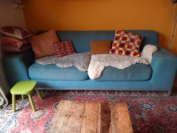 GRATIS blauwe bank Ikea  220 cm