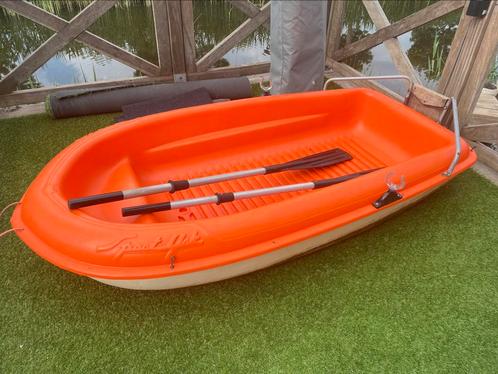 BIC roeiboot met peddels, roeidollen en motorsteun, Watersport en Boten, Kano's, Gebruikt, Overige typen, Twee personen, Met peddels