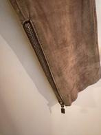 DNA amsterdam Suède broek taupe - Maat M, Kleding | Dames, Maat 38/40 (M), DNA, Overige kleuren, Ophalen of Verzenden