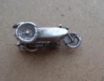 zilveren vintage bedel/hanger motor met zijspan [396], Sieraden, Tassen en Uiterlijk, Overige merken, Verzenden, Zo goed als nieuw