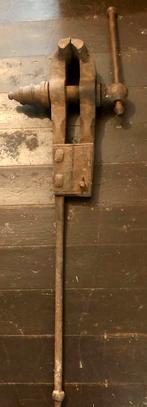 Antieke staartbankschroef, Doe-het-zelf en Verbouw, Werkbanken, Ophalen, Gebruikt