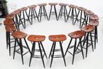 Artek Pirrka Bar Krukken Hockers Vintage Design Jaren Retro, Huis en Inrichting, Barkrukken, Ophalen, 60 tot 90 cm, Hout, Gebruikt