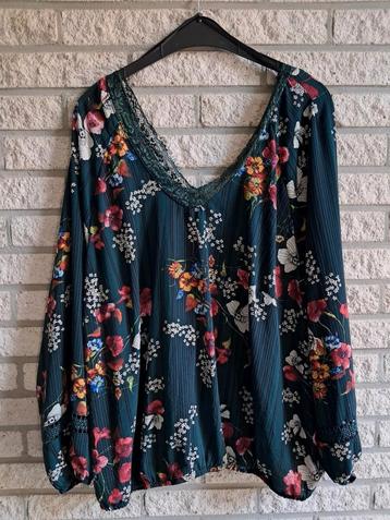 Groene blouse van MS Mode. Maat 50. beschikbaar voor biedingen