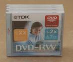 TDK DVD-RW 5 stuks, Computers en Software, Beschrijfbare discs, Herschrijfbaar, Ophalen of Verzenden, Dvd, Nieuw