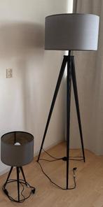 Tripod vloer en tafellamp van Zuiver (Grijs), Ophalen, Zo goed als nieuw, Stof, 150 tot 200 cm