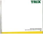 TRIX sortimentencatalogus, Hobby en Vrije tijd, Modeltreinen | H0, Gebruikt, Gelijkstroom of Wisselstroom, Trix, Boek, Tijdschrift of Catalogus