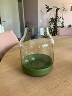 Muuto Elevated vaas groen, Gebruikt, Ophalen of Verzenden, Glas, Minder dan 50 cm