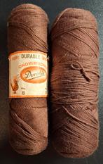 Vintage Durable Breikatoen Haakgaren Bruin, Hobby en Vrije tijd, Breien en Haken, Ophalen of Verzenden, Nieuw, Breien of Haken