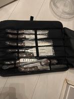 Messen set, Ophalen of Verzenden, Zo goed als nieuw, Rvs of Chroom, Vaatwasserbestendig