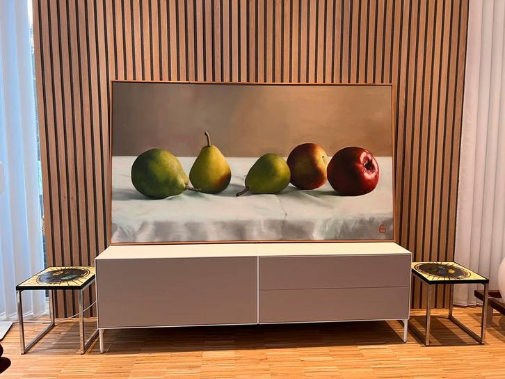 (Olie) Schilderij stilleven fruit van de Kunstfabriek, Antiek en Kunst, Kunst | Schilderijen | Klassiek, Ophalen