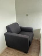 Comfortabele fauteuil in grijs/beige tint, Ophalen of Verzenden, Gebruikt, Eenpersoons, Stof