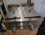Dubbele professionele friteuse, Huis en Inrichting, Ophalen of Verzenden, Gebruikt