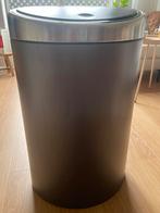 Brabantia prullenbak 40 liter drukknop rvs, Huis en Inrichting, Ophalen, Gebruikt, 50 tot 75 cm, 40 liter of meer