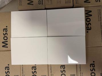 Mosa Wandtegel 15x20 0497L1520 Roomwit Glanzend 627 stuks beschikbaar voor biedingen