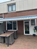 Groot Zonnescherm - 5m breed, 2.5m uitval, Tuin en Terras, Ophalen, Gebruikt, 450 cm of meer, 150 tot 300 cm