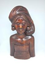 Indische (Javaanse) Buste 30 cm hoog, Ophalen of Verzenden, Zo goed als nieuw, Mens
