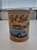 VW Bus Spaarpot - Get Lost, Verzamelen, Spaarpotten, Ophalen of Verzenden, Nieuw, Metaal of Blik, Vervoermiddel