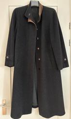 Vintage Delmod mantel jas wol met alpaca 42, Kleding | Dames, Jassen | Winter, Verzenden, Zwart, Zo goed als nieuw, Delmod
