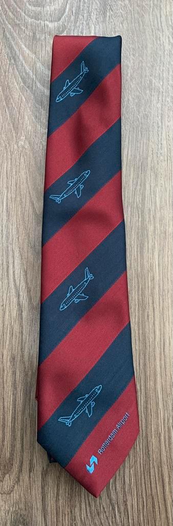 Rotterdam Airport Stropdas, Verzamelen, Luchtvaart en Vliegtuigspotten, Ophalen of Verzenden