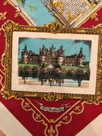 Vintage Design Sjaal Kastelen van de LOIRE VALEl  60 jaten, Verzenden