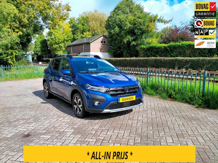 Dacia Sandero Stepway 1.0 TCe 90 Comfort AUTOMAAT navi clima, Auto's, Dacia, Bedrijf, Te koop, Sandero Stepway, ABS, Achteruitrijcamera