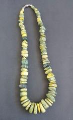 Groene Halfedelstenen Ketting, Ophalen of Verzenden, Zo goed als nieuw, Groen, Overige materialen