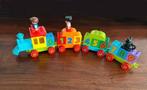 duplo getallentrein inclusief rails, Kinderen en Baby's, Speelgoed | Duplo en Lego, Ophalen of Verzenden, Zo goed als nieuw, Complete set