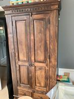 Teakhouten kast, massief, met legplanken, Ophalen