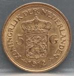 Mooi gouden vijfje 1912 - 5 gulden 1912 goud Wilhelmina, Postzegels en Munten, Munten | Nederland, Koningin Wilhelmina, Goud, 5 gulden