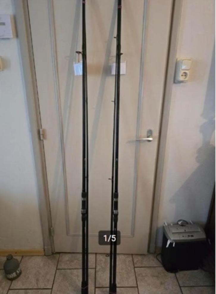 Karperhengels ( set 2), Watersport en Boten, Hengelsport | Karpervissen, Gebruikt, Werphengel, Ophalen