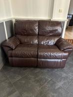 Leren 2-zits bank - 160cm, Ophalen, Gebruikt, 150 tot 200 cm, Tweepersoons