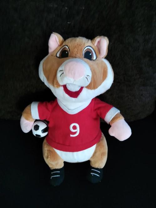 Albert heyn hamster voetballer nr 9 ah hamster, Kinderen en Baby's, Speelgoed | Knuffels en Pluche, Zo goed als nieuw, Overige typen
