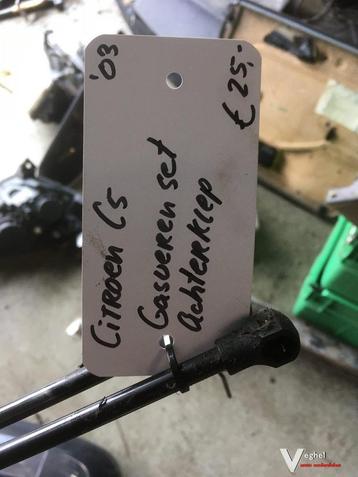 Citroen C5 2003 Gasverenset achterklep beschikbaar voor biedingen